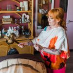 skylee performing sound healing